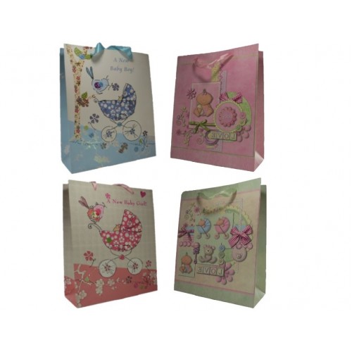 Kit Sacolas Decoradas 32cmX26cmX10cm